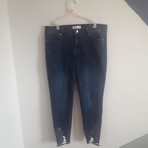 Lane Bryant cute cuff jeans plus size